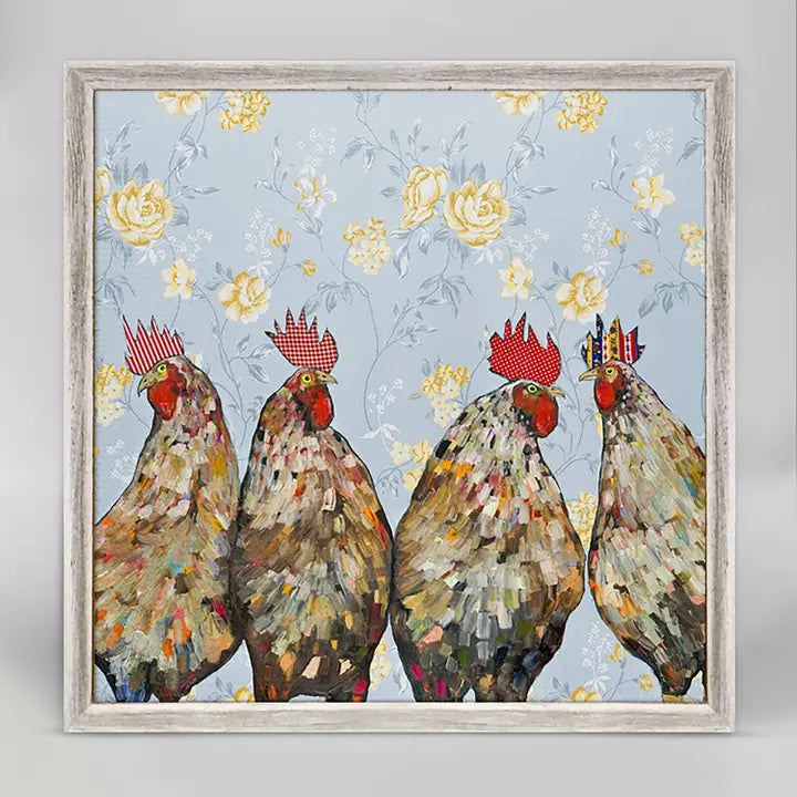 Roosters Mini Canvas