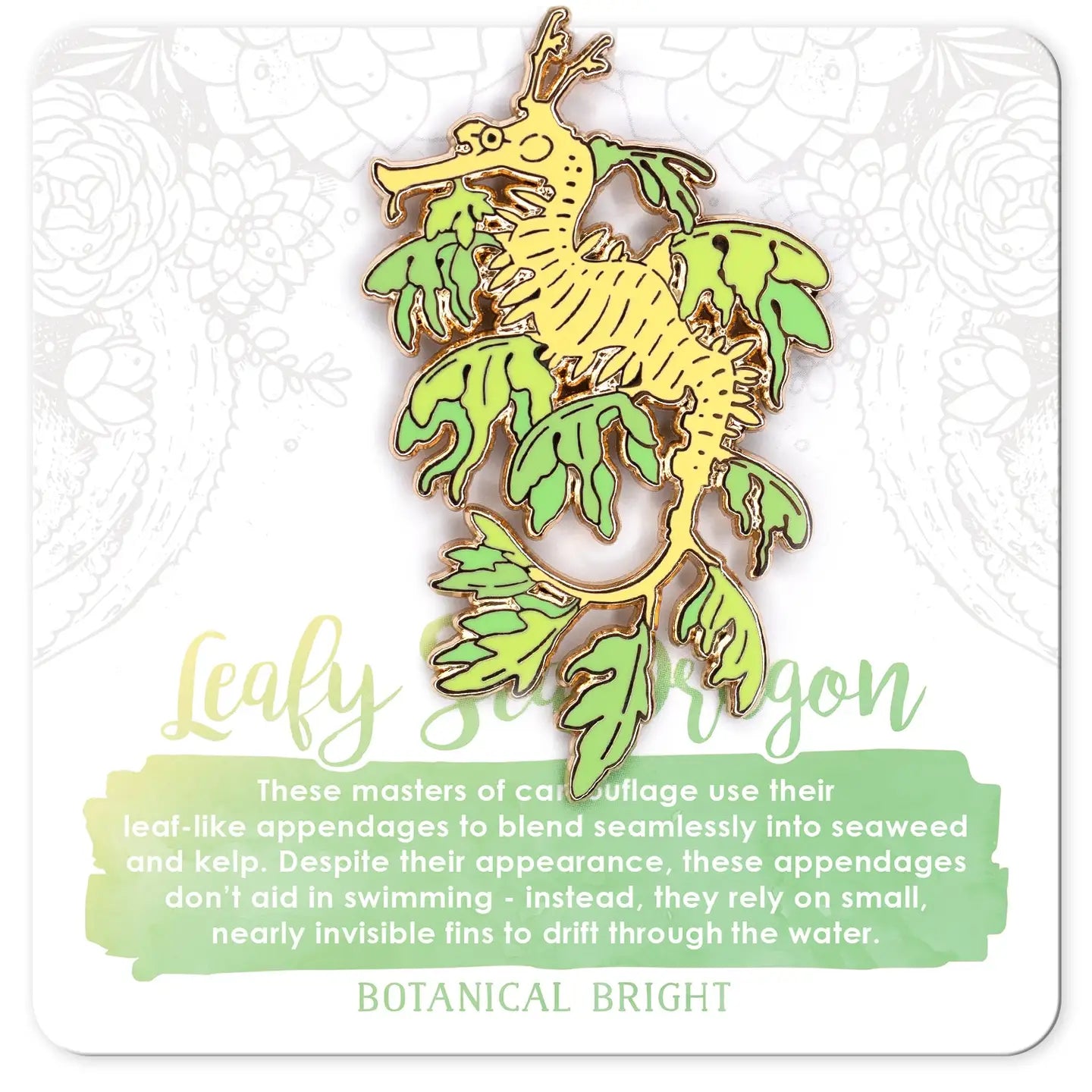 Leafy Sea Dragon Enamel Pin