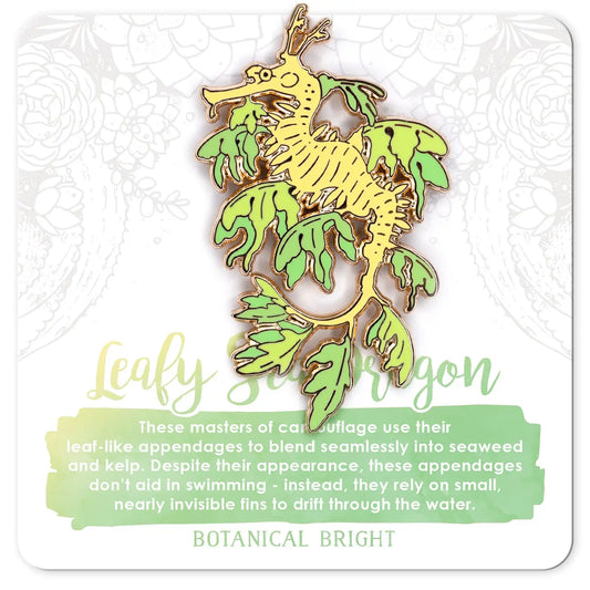 Leafy Sea Dragon Enamel Pin