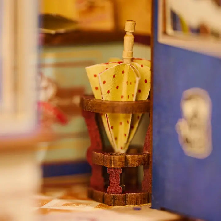 DIY Miniature Book Nook Kit: Blueberry Lane Tea