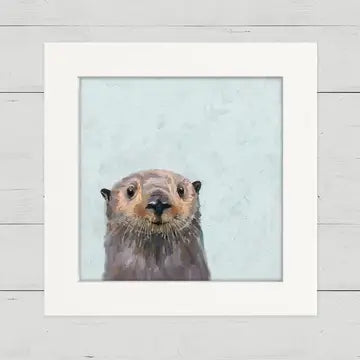 The Cutest Otter Mini Canvas