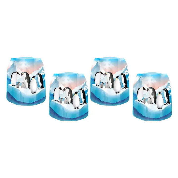 Chillin Penguins Expandable Luminaries 4pk