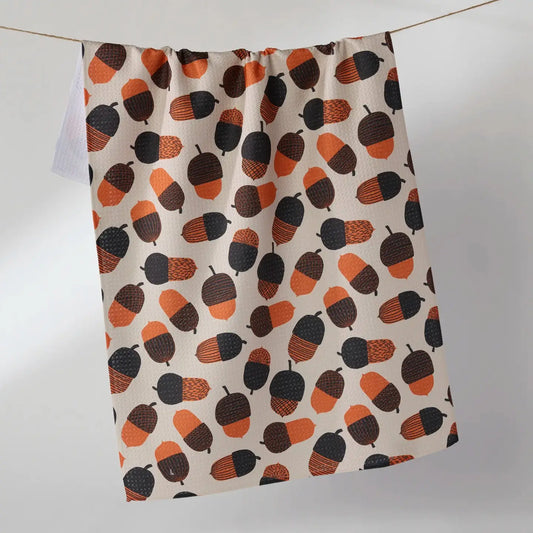 Geometry Tea Towel: Squirrel Bounty