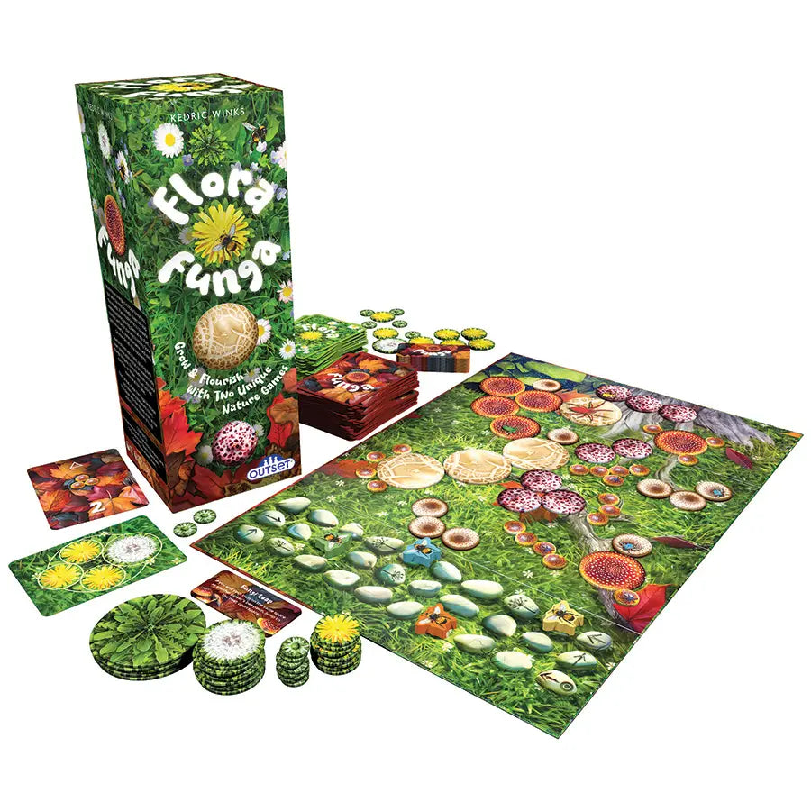 Flora Funga: Two Nature-Inspired Strategy Games