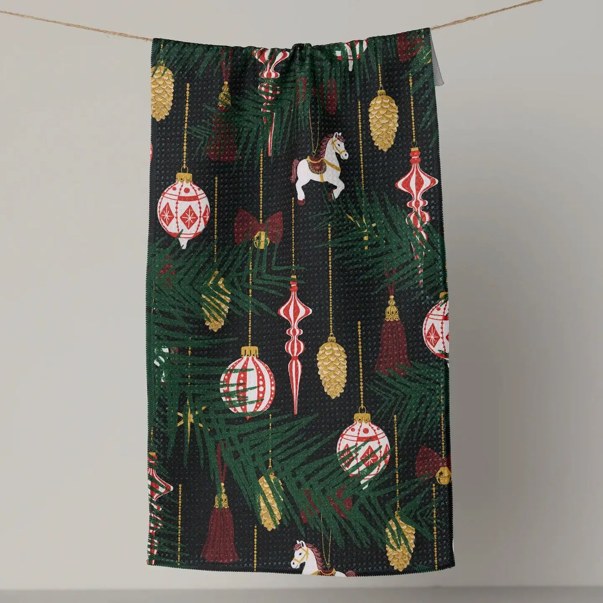 Geometry Mini Towel: Keepsake Ornaments