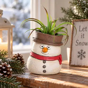 "Mr. Frost" Snowman Planter