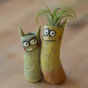 The Sisters Planter Yellow/Green
