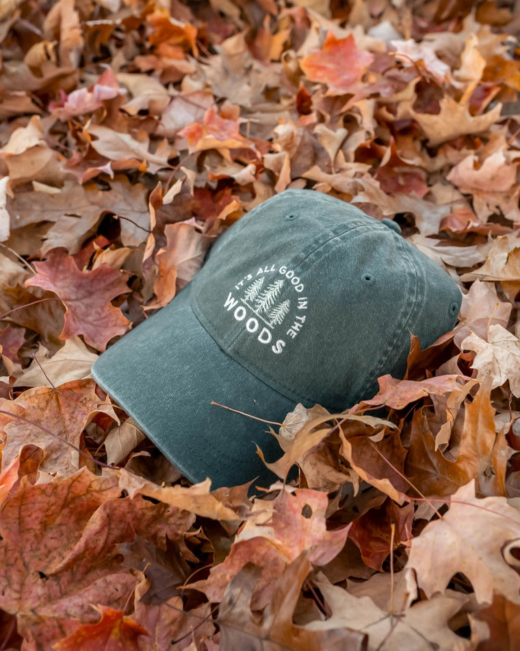 Good in the Woods Baseball Hat - Faded Forest