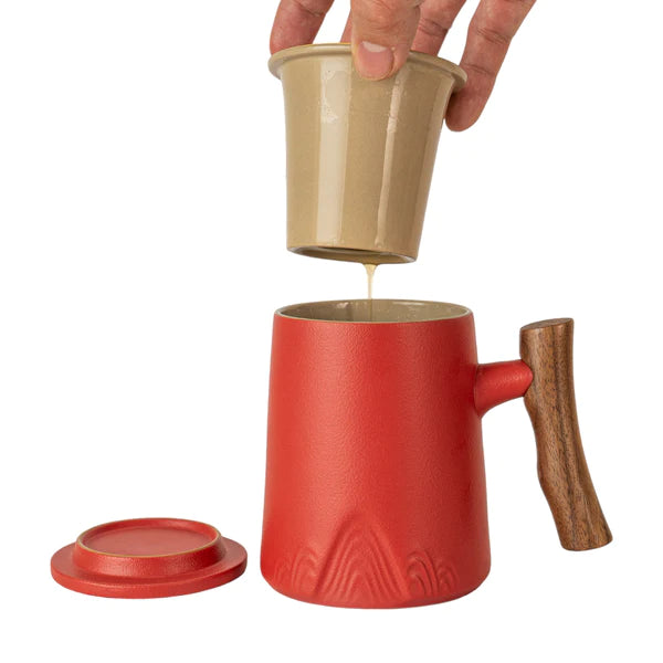 Tea Mug With Lid + Infuser