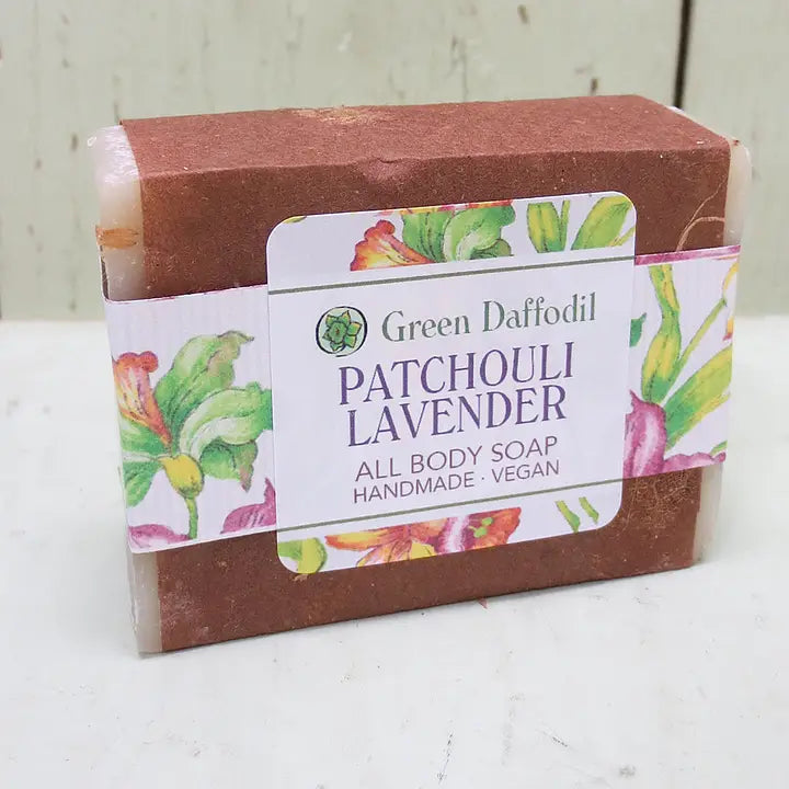 Patchouli Lavender Natural Handmade Bar Soap
