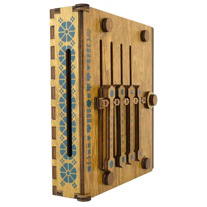Caesar's Codex Wooden Puzzle Box with Sliders