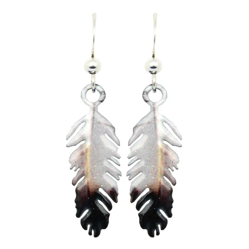 Migizi Watercolor Feather Earrings