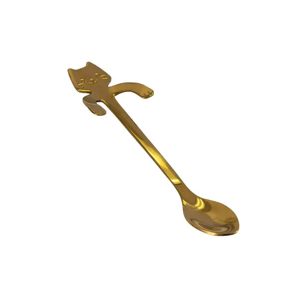 Cat Hanging Teaspoon