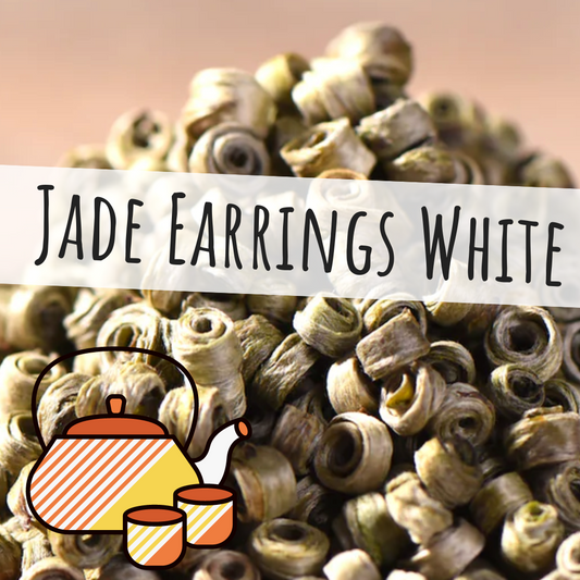 Jade Earrings White Loose Leaf Tea