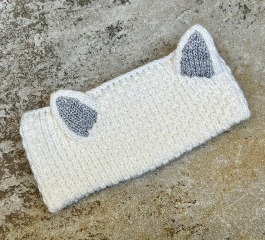 Cat Headband White