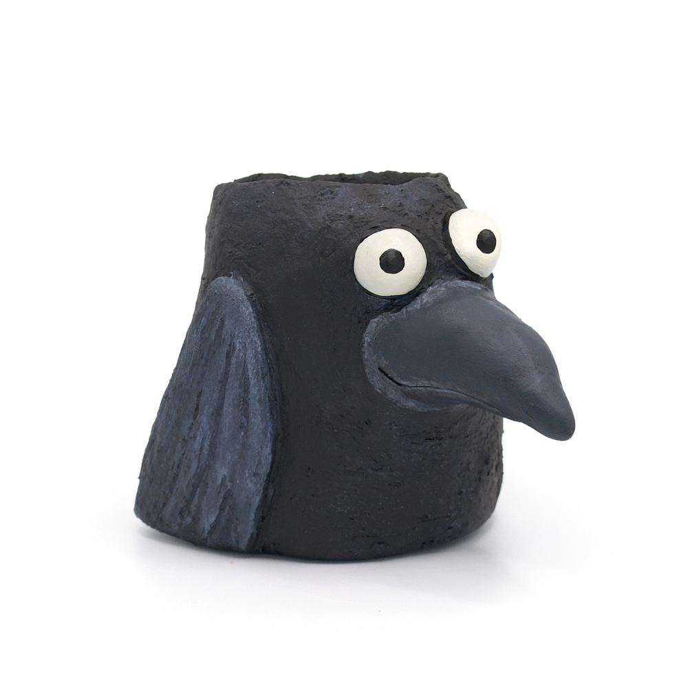 Poe Crow Planter