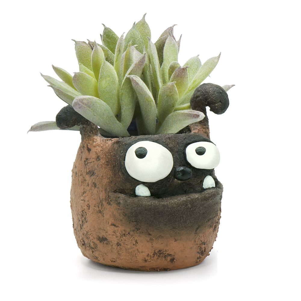 Duke Boxer Dog Planter