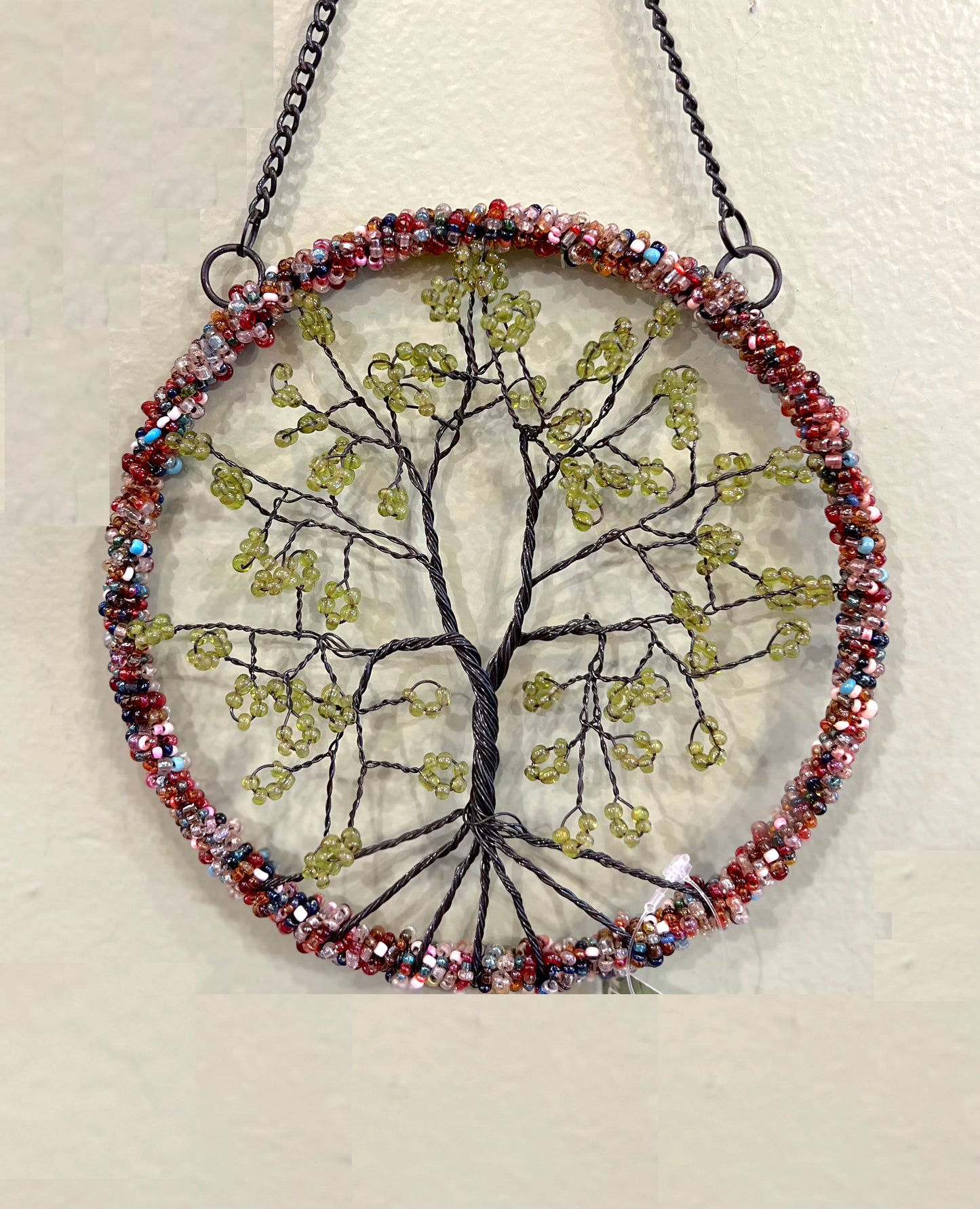 Wire Tree of Life Green  5193