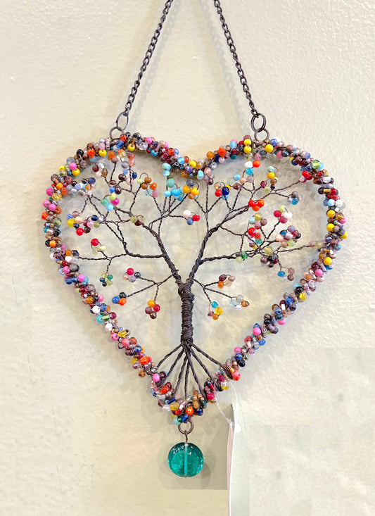 Wire Heart Tree of Life Multi