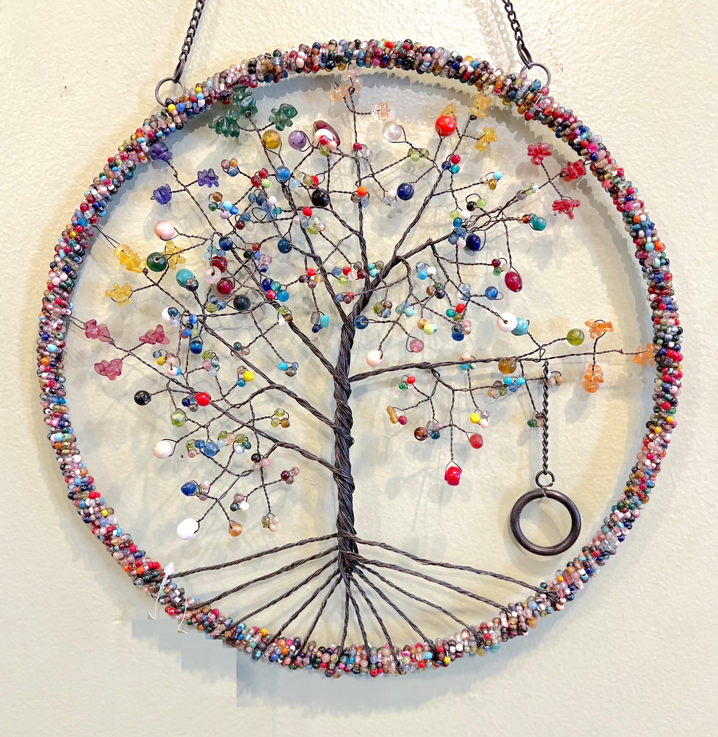 Wire Beaded Swing Tree - Multi