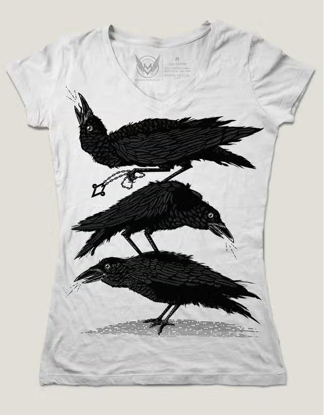 Council of Crows Women's V-Neck Tee