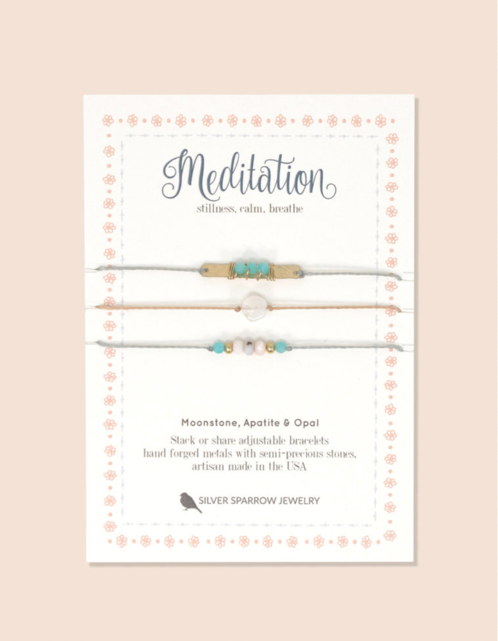 Meditation Stacking Bracelet