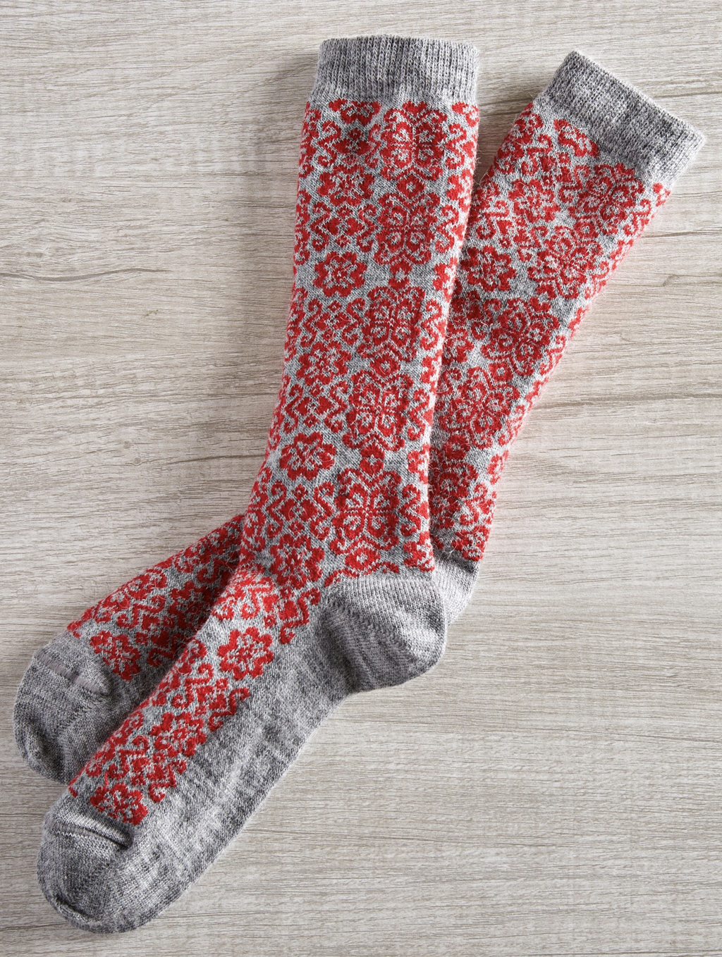 Corazon Heart Alpaca Socks