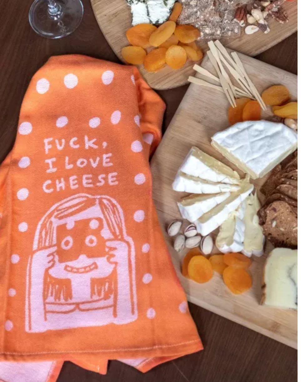 Dish Towel - F*ck I Love Cheese