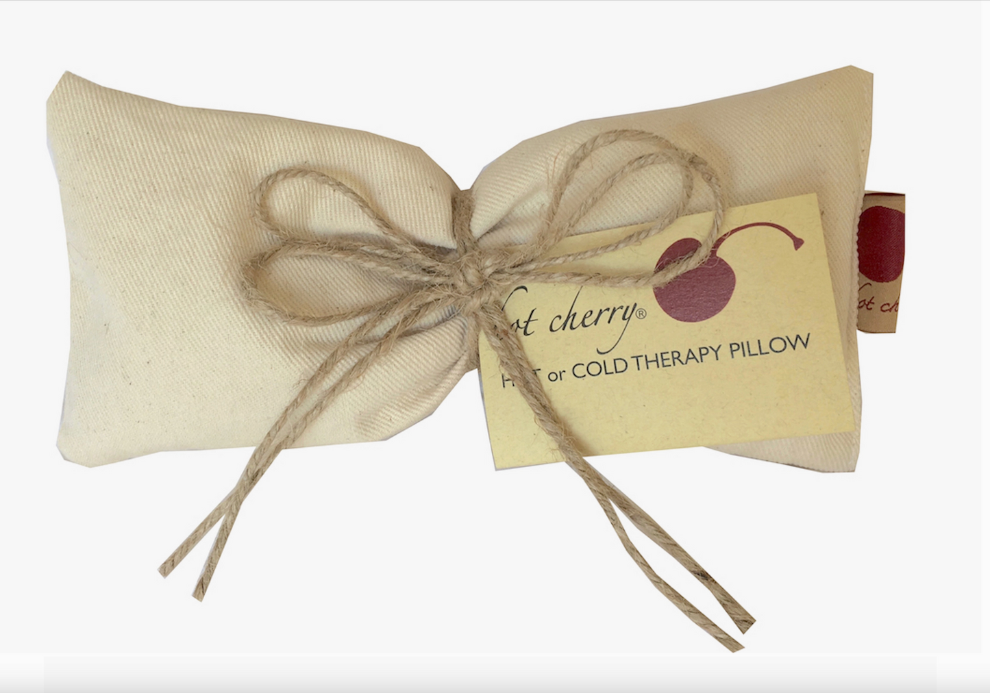 Hot Cherry Eye Pillow Natural