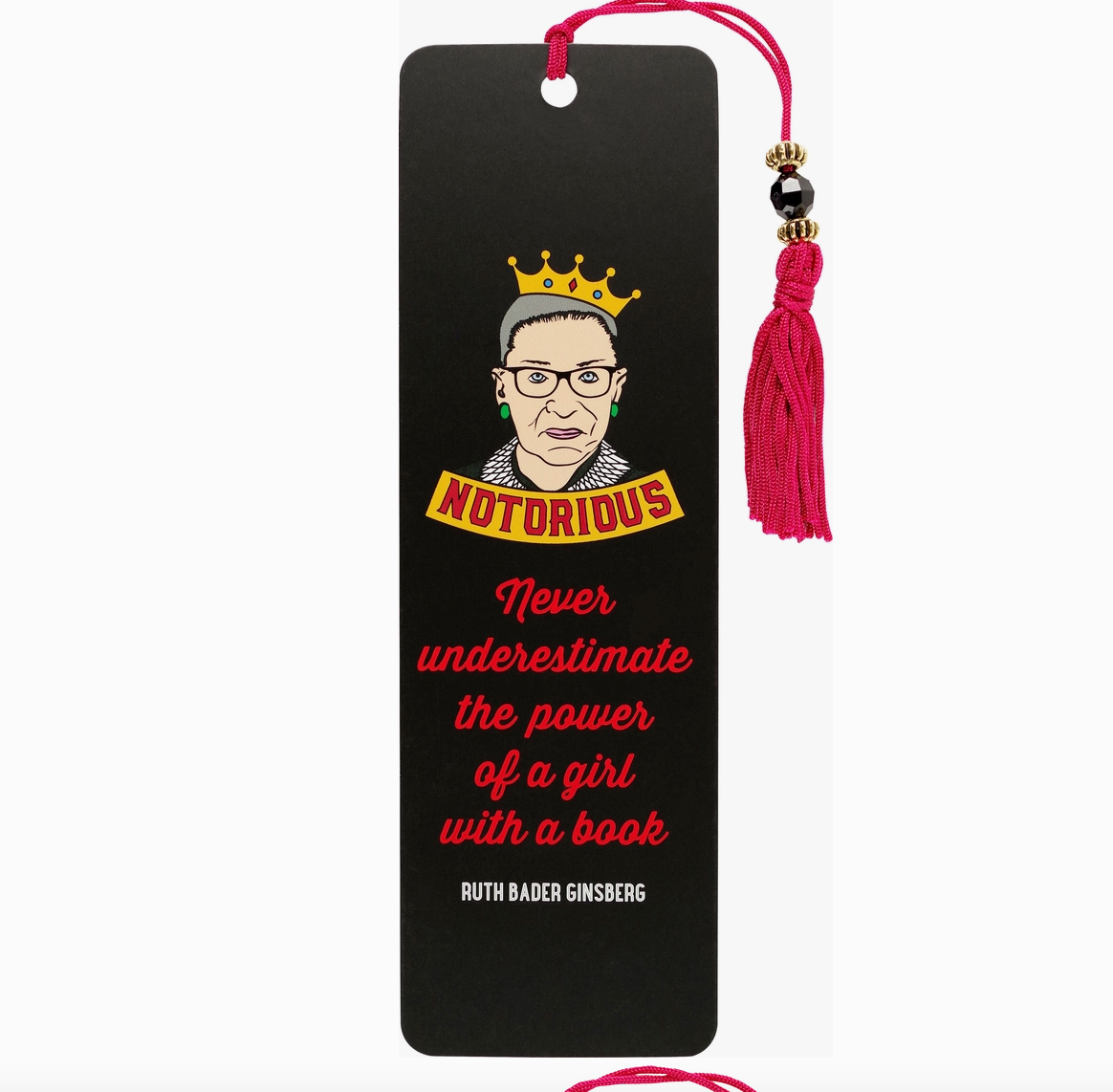 RBG Beaded Bookmark