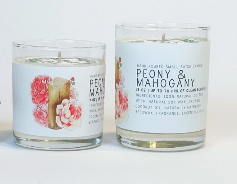 Candle - Peony & Mahogany