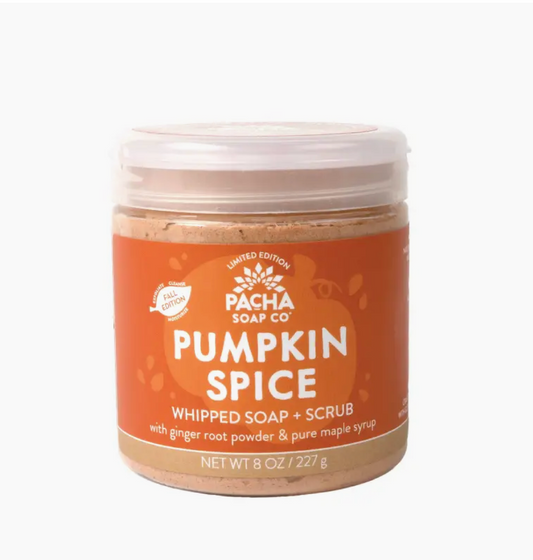 Pumpkin Spice Whipped Soap + Scrub