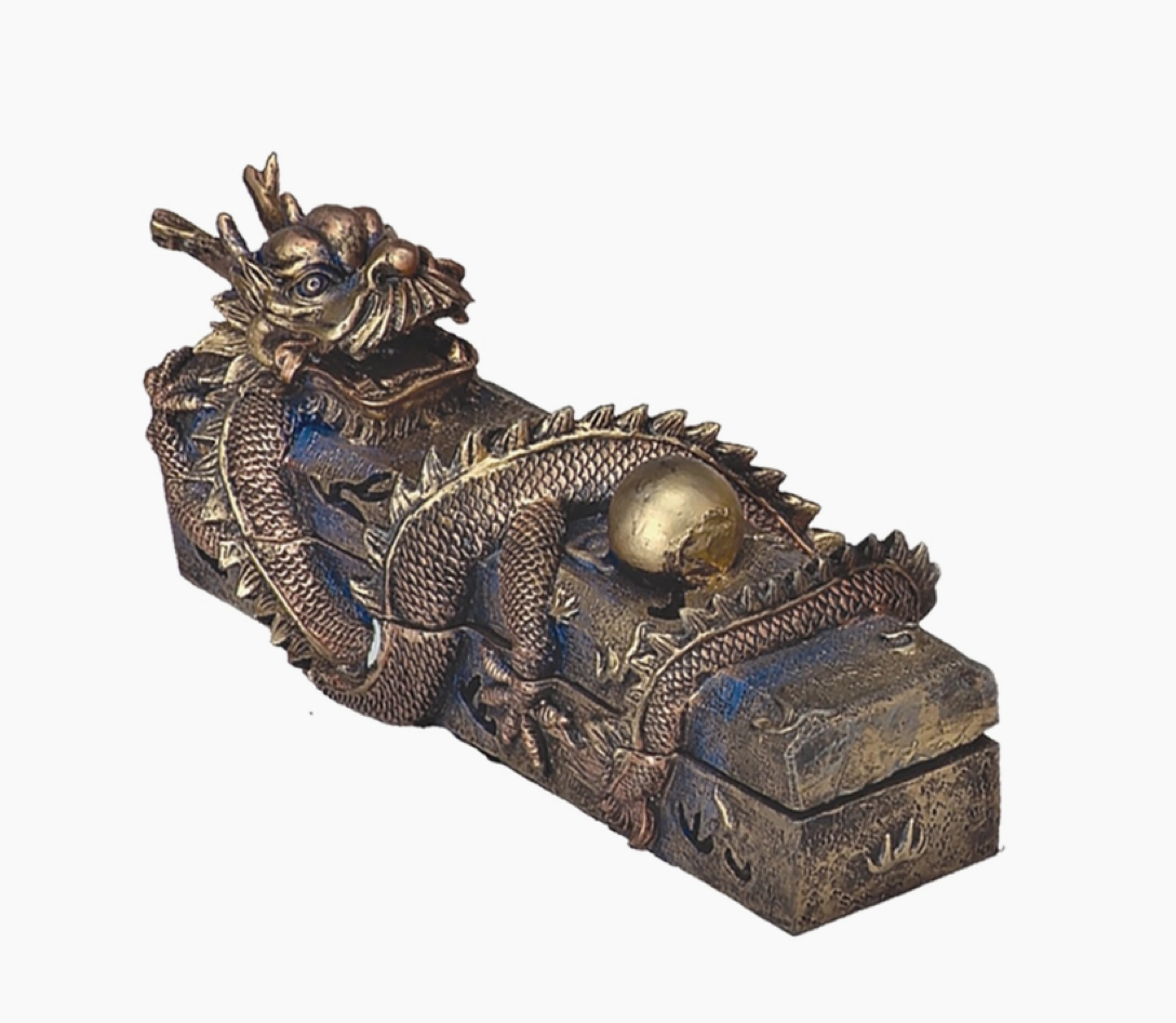 Golden Dragon Incense Burner