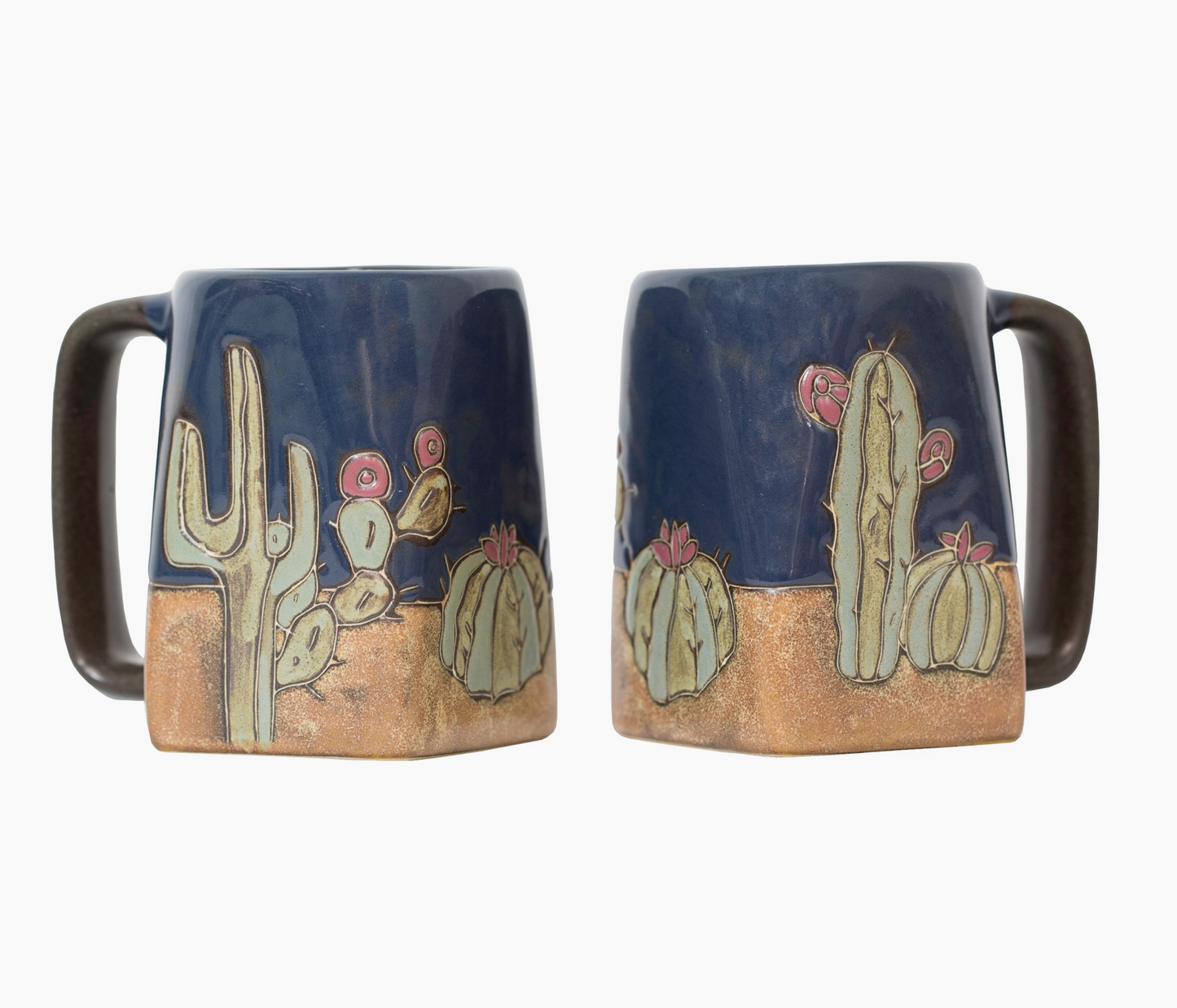 Mara Stoneware Cactus Square Mug