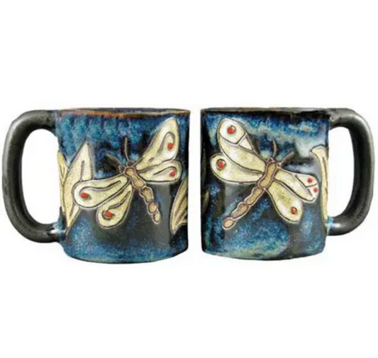 Mara Stoneware Dragonfly Mug