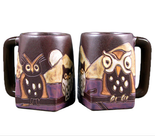 Mara Stoneware night Owl Square Mug