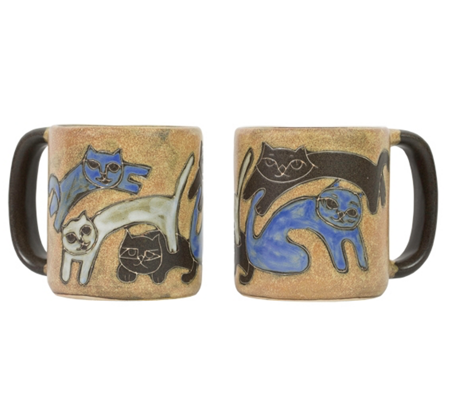 Mara Stoneware Kitties Mug