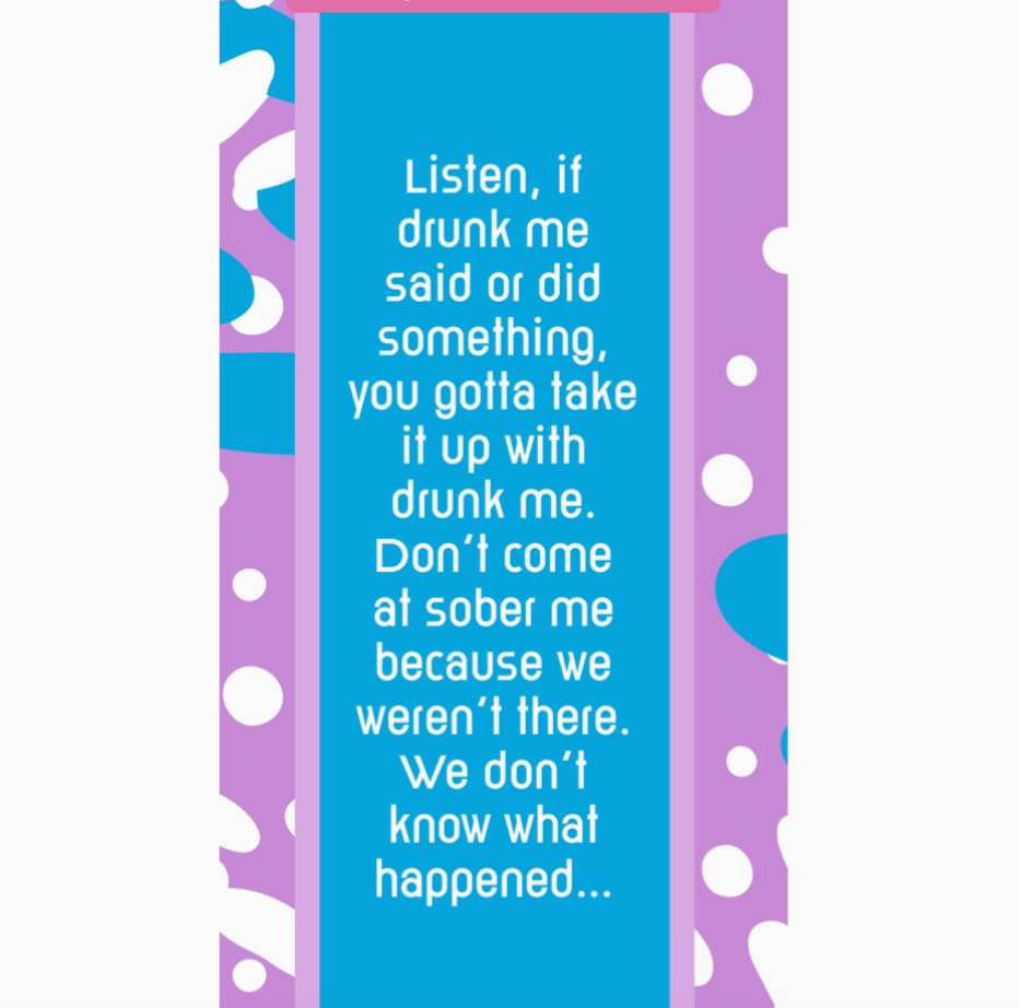 Snarky Dish Towel: Drunk Me