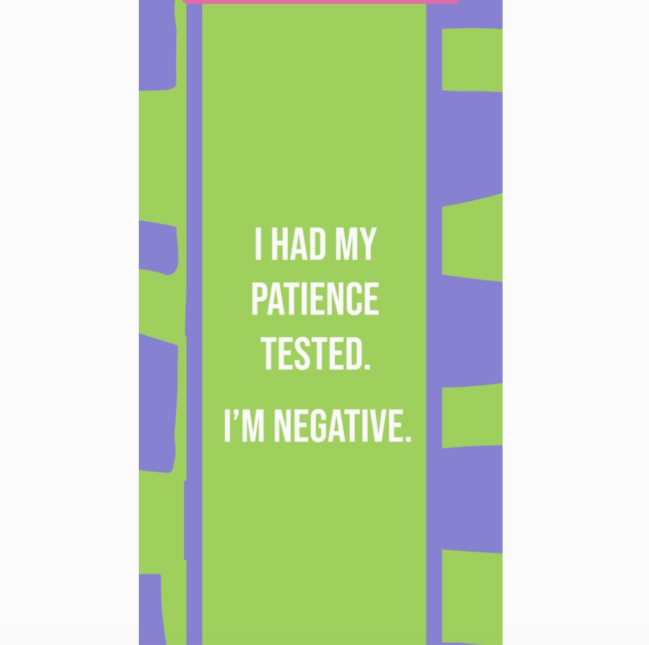 Snarky Dish Towel: Patience Tested