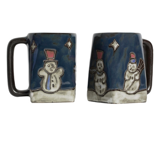 Mara Stoneware Snowman Square Mug