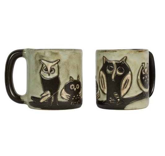 Stoneware Mug Owls