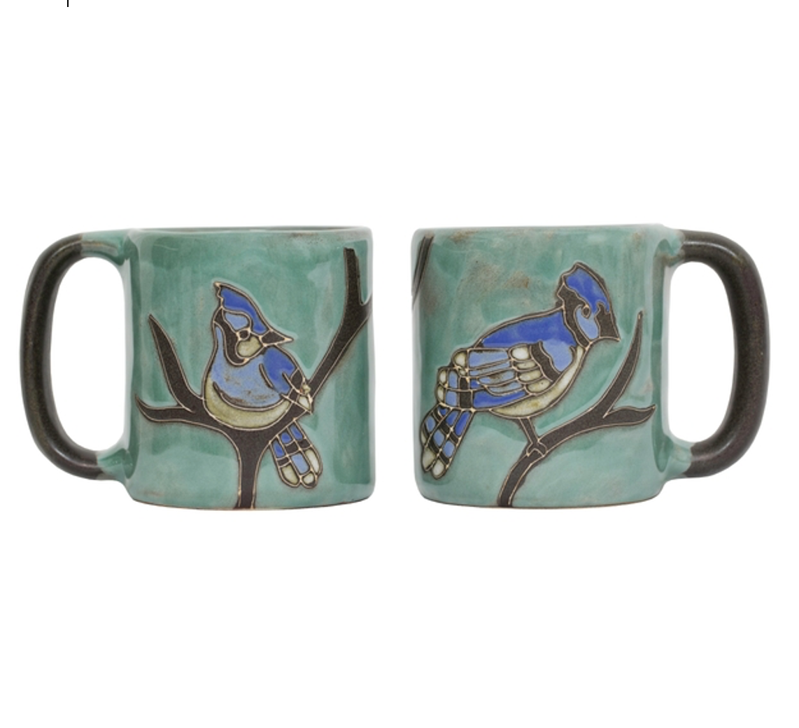 Mara Stoneware Blue Jay Mug