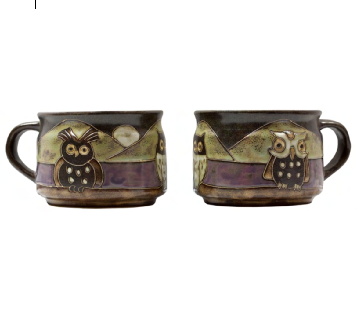 Stoneware Stackable Mug Night Owls