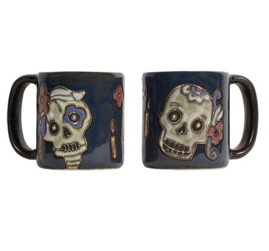 Mara Stoneware Day of the Dead Mug