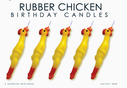 Rubber Chicken Candles