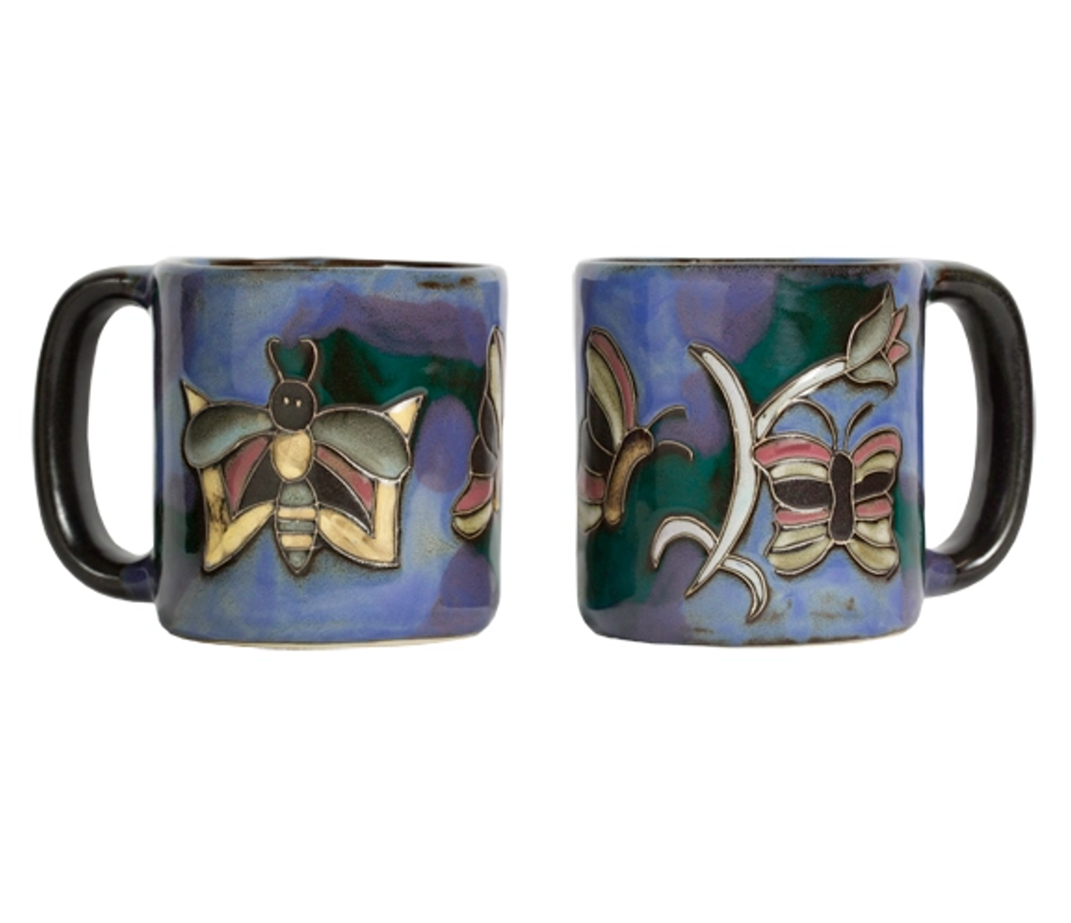Mara Stoneware Butterflies Mug