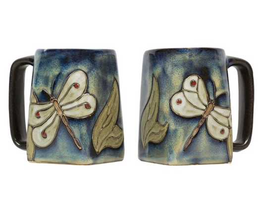 Mara Stoneware Dragonfly Square Mug