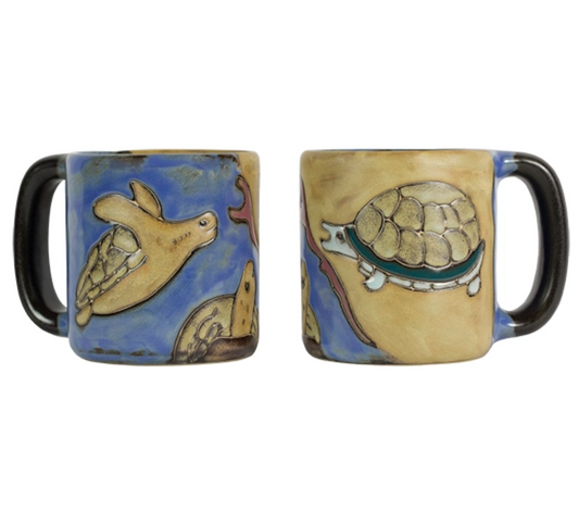 Mara Stoneware Turtles Mug
