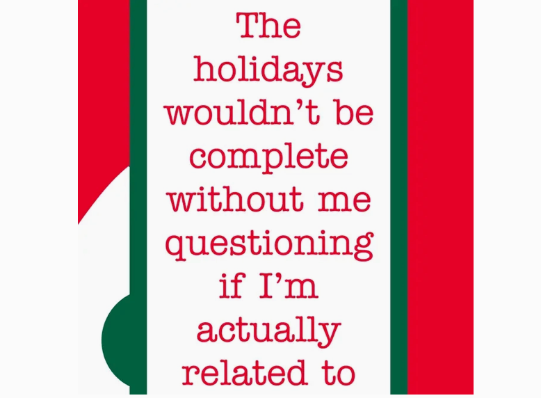 Snarky Dish Towel: Christmas Related