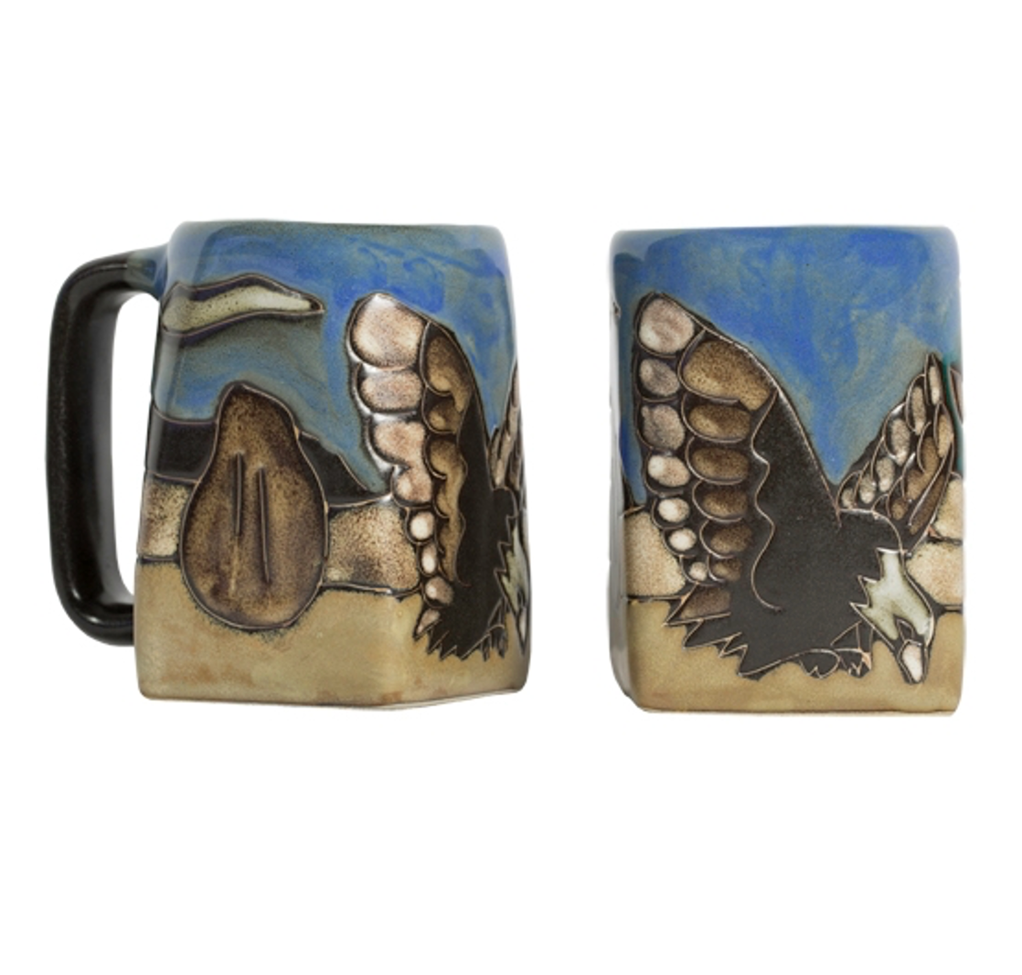 Mara Stoneware Eagle Square Mug